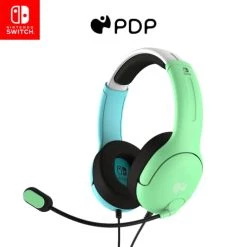PDP Gaming LVL40 Stereo Headset With Mic For Nintendo Switch/Lite/OLED - Wired Power Noise Cancelling Microphone, Lightweight Soft Comfort On Ear Headphones (Mario Red & Blue) -Kirby Shop 31IxncqFC2L 2