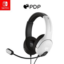 PDP Gaming LVL40 Stereo Headset With Mic For Nintendo Switch/Lite/OLED - Wired Power Noise Cancelling Microphone, Lightweight Soft Comfort On Ear Headphones (Mario Red & Blue) -Kirby Shop 31b6Rb9eOqL 2