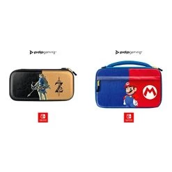 PDP Gaming Officially Licensed Switch Slim Deluxe Travel Case - Animal Crossing - Semi-Hardshell Protection - Protective PU Leather - Holds 14 Games - Works With Switch OLED & Lite - Perfect For Kids -Kirby Shop 31mBK1hXbiL