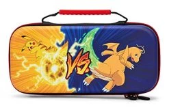 PowerA Protection Case For Nintendo Switch - OLED Model, Nintendo Switch And Nintendo Switch Lite - Pokémon: Pikachu Vs. Dragonite, Protective Case, Gaming Case, Console Case, Accessories, Storage, Officially Licensed