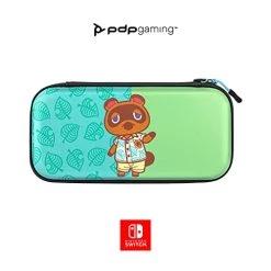 PDP Gaming Officially Licensed Switch Slim Deluxe Travel Case - Animal Crossing - Semi-Hardshell Protection - Protective PU Leather - Holds 14 Games - Works With Switch OLED & Lite - Perfect For Kids -Kirby Shop 41DmZn6YWaL 1