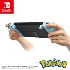 HORI Nintendo Switch Split Pad Compact (Pikachu & Mimikyu) - Ergonomic Controller For Handheld Mode - Officially Licensed By Nintendo & Pokémon -Kirby Shop 41JbABCuaiL