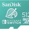 SanDisk 512GB MicroSDXC-Card, Licensed For Nintendo -Switch - SDSQXAO-512G-GNCZN
