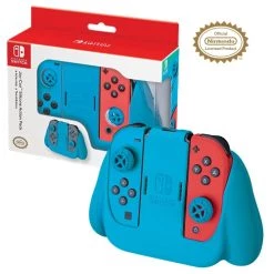 RDS Industries Nintendo Switch Joy-Con Action Grip And Thumb Grips - Red Textured Silicone - Official Nintendo Licensed Product - Nintendo Switch -Kirby Shop 41OGALBn2dS