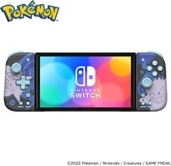 HORI Nintendo Switch Split Pad Compact (Pikachu & Mimikyu) - Ergonomic Controller For Handheld Mode - Officially Licensed By Nintendo & Pokémon -Kirby Shop 41SunmfaGdL 1