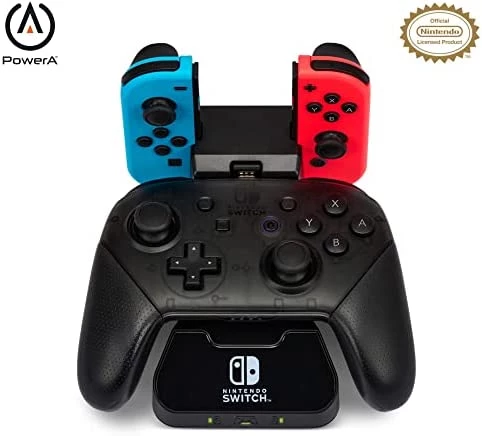 PowerA Controller Charging Base For Nintendo Switch, Black, Wireless Controller Charging, Charge, Rechargeable Battery, Nintendo Switch, Joy-Con Charging, PowerA Wireless Charging 7 PowerA Controller Charging Base For Nintendo Switch, Black, Wireless Controller Charging, Charge, Rechargeable Battery, Nintendo Switch, Joy-Con Charging, PowerA Wireless Charging - Image 5