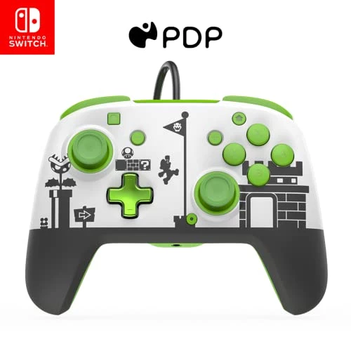 PDP Gaming Faceoff Deluxe+ Wired Switch Pro Controller - Animal Crossing - Tom Nook - Blue / Green - Officially Licensed By Nintendo - Customizable Buttons And Paddles - Ergonomic Controllers 15 PDP Gaming Faceoff Deluxe+ Wired Switch Pro Controller - Animal Crossing - Tom Nook - Blue / Green - Officially Licensed By Nintendo - Customizable Buttons And Paddles - Ergonomic Controllers - Image 13