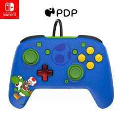 PDP Gaming Faceoff Deluxe+ Wired Switch Pro Controller - Animal Crossing - Tom Nook - Blue / Green - Officially Licensed By Nintendo - Customizable Buttons And Paddles - Ergonomic Controllers 23 PDP Gaming Faceoff Deluxe+ Wired Switch Pro Controller - Animal Crossing - Tom Nook - Blue / Green - Officially Licensed By Nintendo - Customizable Buttons And Paddles - Ergonomic Controllers -Kirby Shop 41hbtPNqQUL