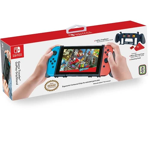 RDS Industries Nintendo Switch Grip Stand - For Enhanced Game Play , Perfect View Stand , Stores 3 Games , Comes With A Value Pack - Nintendo Switch 5 RDS Industries Nintendo Switch Grip Stand - For Enhanced Game Play , Perfect View Stand , Stores 3 Games , Comes With A Value Pack - Nintendo Switch - Image 3