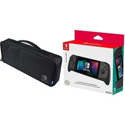 HORI Cargo Pouch - AC Adapter And Split Pad Pro Compatible Travel Case (OLED Model) & Nintendo Switch Lite - Officially Licensed - Nintendo Switch -Kirby Shop 41kOBwz6QL