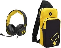 HORI Gaming Headset (Pikachu COOL) For Nintendo Switch & Switch Lite - Officially Licensed By Nintendo & Pokemon Company International - Nintendo Switch -Kirby Shop 41w7FoH7A9L. AC