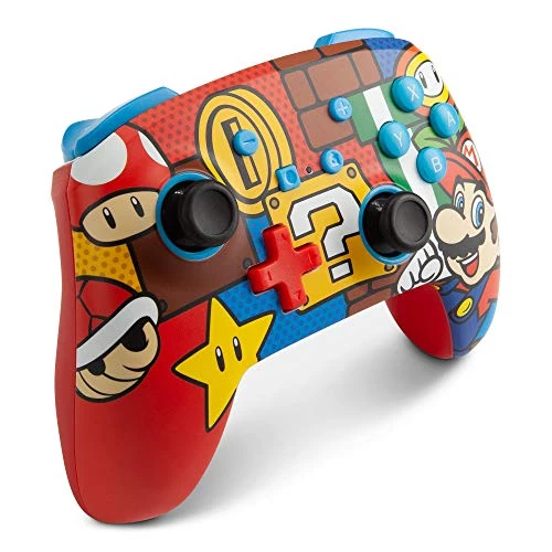 PowerA Enhanced Wireless Controller For Nintendo Switch - Mario Pop (Only At Amazon) 4 PowerA Enhanced Wireless Controller For Nintendo Switch - Mario Pop (Only At Amazon) - Image 2