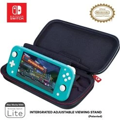 Game Traveler Mario Kart Nintendo Switch Case - Switch OLED Case For Switch OLED, Switch & Switch Lite, Adjustable Viewing Stand & Bonus Game Cases, Deluxe Handle, Licensed Nintendo Switch Game Case -Kirby Shop 51DEWZ60hbL