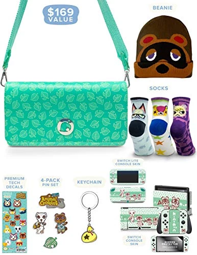 Controller Gear Animal Crossing: New Horizons Sling Bag For Women, Girl's, Kids. Nintendo Switch & Switch Lite Case, Accessories, Travel Bag, Carrying Case. Tom Nook Quilted. - Nintendo Switch 12 Controller Gear Animal Crossing: New Horizons Sling Bag For Women, Girl's, Kids. Nintendo Switch & Switch Lite Case, Accessories, Travel Bag, Carrying Case. Tom Nook Quilted. - Nintendo Switch - Image 10
