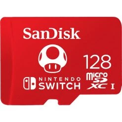 SanDisk 128GB MicroSDXC-Card, Licensed For Nintendo-Switch - SDSQXAO-128G-GNCZN