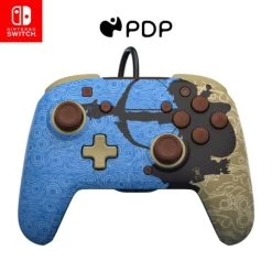 PDP Gaming Faceoff Deluxe+ Wired Switch Pro Controller - Animal Crossing - Tom Nook - Blue / Green - Officially Licensed By Nintendo - Customizable Buttons And Paddles - Ergonomic Controllers 25 PDP Gaming Faceoff Deluxe+ Wired Switch Pro Controller - Animal Crossing - Tom Nook - Blue / Green - Officially Licensed By Nintendo - Customizable Buttons And Paddles - Ergonomic Controllers -Kirby Shop 51XUz3rf51L
