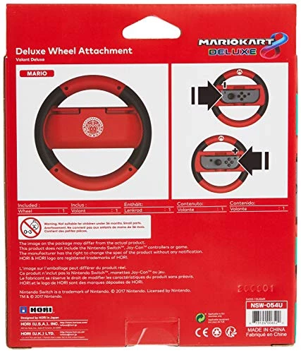 HORI Nintendo Switch Mario Kart 8 Deluxe Wheel (Mario Version) Officially Licensed By Nintendo - Nintendo Switch 6 HORI Nintendo Switch Mario Kart 8 Deluxe Wheel (Mario Version) Officially Licensed By Nintendo - Nintendo Switch - Image 4
