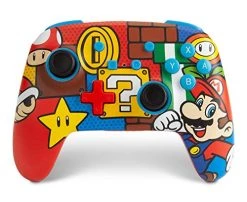 PowerA Enhanced Wireless Controller For Nintendo Switch - Mario Pop (Only At Amazon)