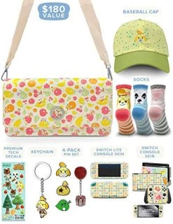 Controller Gear Animal Crossing: New Horizons Sling Bag For Women, Girl's, Kids. Nintendo Switch & Switch Lite Case, Accessories, Travel Bag, Carrying Case. Tom Nook Quilted. - Nintendo Switch 20 Controller Gear Animal Crossing: New Horizons Sling Bag For Women, Girl's, Kids. Nintendo Switch & Switch Lite Case, Accessories, Travel Bag, Carrying Case. Tom Nook Quilted. - Nintendo Switch -Kirby Shop 51iLnO0CG5L