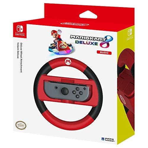 HORI Nintendo Switch Mario Kart 8 Deluxe Wheel (Mario Version) Officially Licensed By Nintendo - Nintendo Switch 7 HORI Nintendo Switch Mario Kart 8 Deluxe Wheel (Mario Version) Officially Licensed By Nintendo - Nintendo Switch - Image 5