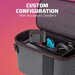 PDP Gaming Pull-N-Go Travel Case | Elite Edition | 2-in-1 With Removable Compartments: Grey - Nintendo Switch -Kirby Shop 51jOAZjwaNL