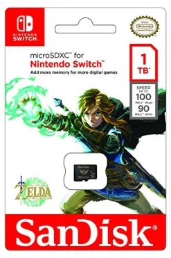 SanDisk 1TB MicroSDXC-Card Licensed For Nintendo-Switch - SDSQXAO-1T00-GN6ZN -Kirby Shop 51kLup8pupL