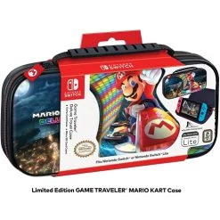 Game Traveler Mario Kart Nintendo Switch Case - Switch OLED Case For Switch OLED, Switch & Switch Lite, Adjustable Viewing Stand & Bonus Game Cases, Deluxe Handle, Licensed Nintendo Switch Game Case -Kirby Shop 51w3v4f3BL