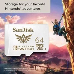 SanDisk 64GB MicroSDXC-Card, Licensed For Nintendo-Switch - SDSQXAT-064G-GNCZN 18 SanDisk 64GB MicroSDXC-Card, Licensed For Nintendo-Switch - SDSQXAT-064G-GNCZN -Kirby Shop 51xI8eWoxgL
