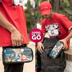 Game Traveler Mario Kart Nintendo Switch Case - Switch OLED Case For Switch OLED, Switch & Switch Lite, Adjustable Viewing Stand & Bonus Game Cases, Deluxe Handle, Licensed Nintendo Switch Game Case -Kirby Shop 611liSLHlaL